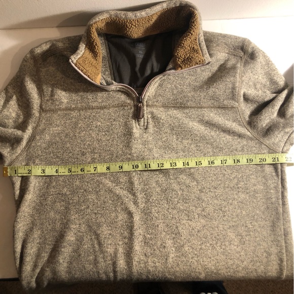 Bass 1/4 Zip Knit Sweater Men’s XL  Mixof Tan and Black - Picture 6 of 6